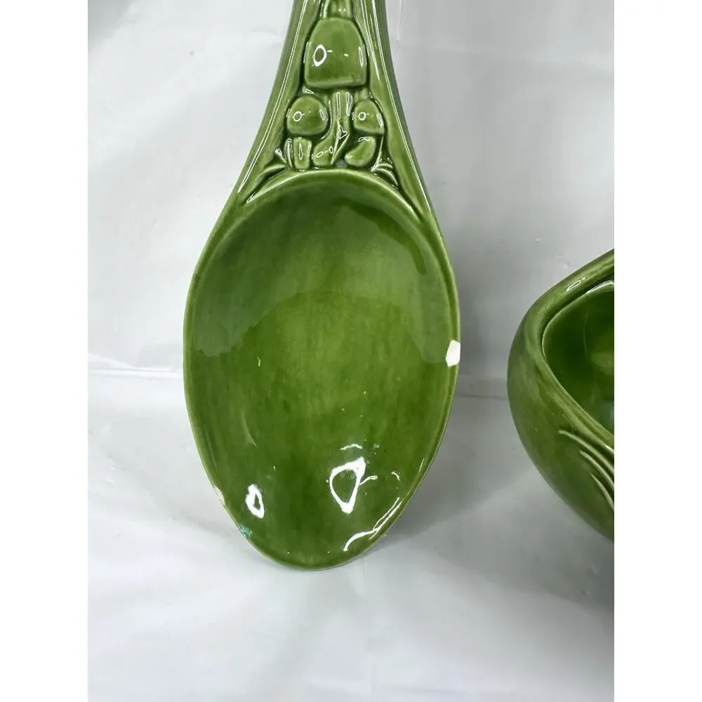 Vintage Arnel's Mushroom Ladle Spoon Ceramic Wall Mount Kitchen Decor MCM 70’s